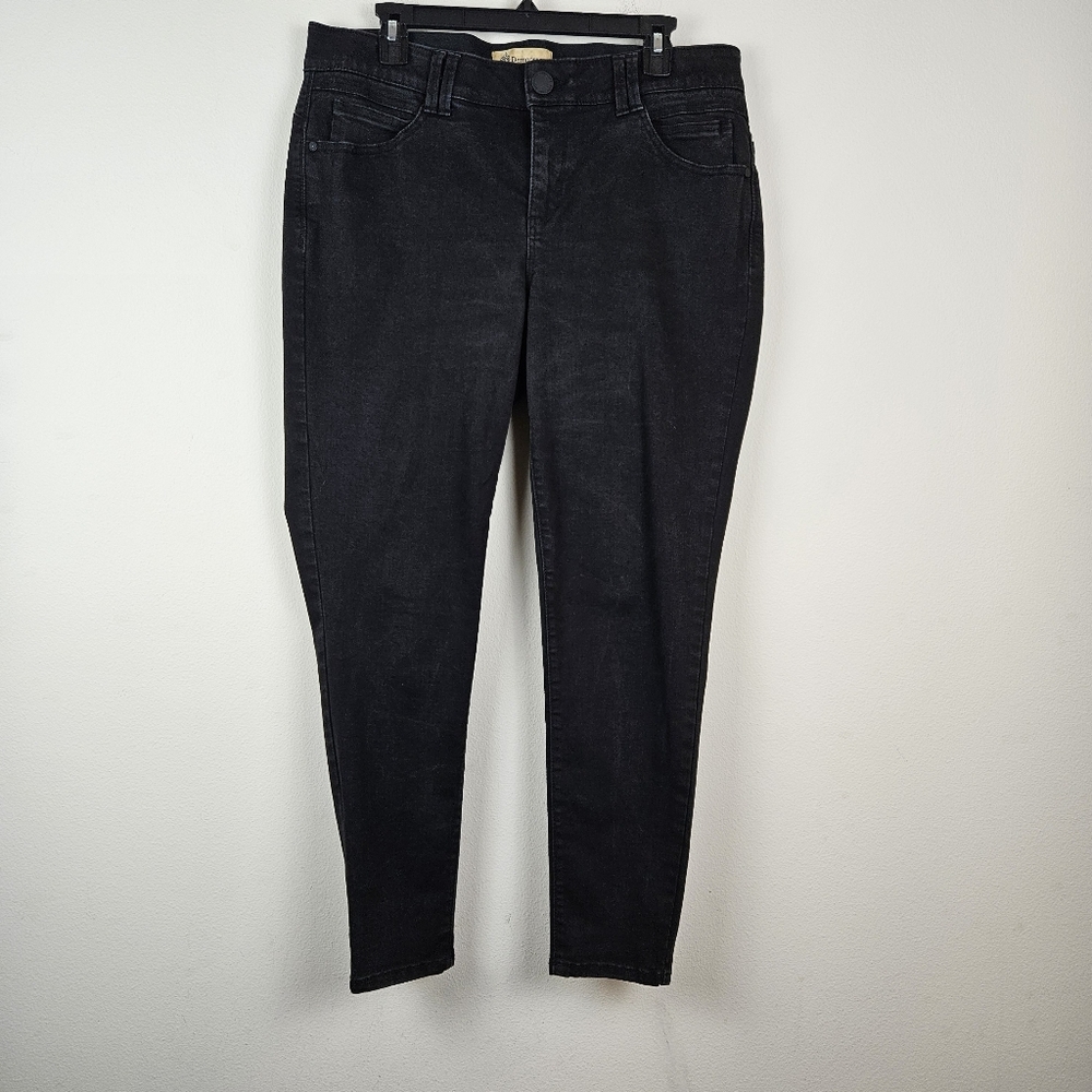 DEMOCRAZY ab Technology Black Jeans Size 14W Stretch